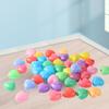 100 шт. Шарики для сухого бассейна Утолщенные Без запаха Гладкая поверхность Стимулируют воображение Развивают креативность ПЭ Любящая форма Шарики для сухого бассейна Детский сад