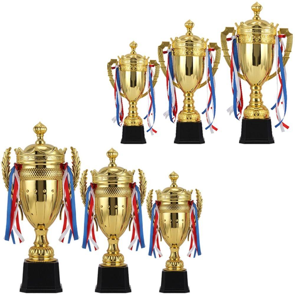 Plastic Model Small Prize Cup Crown Winner Award Trophy Toy  Children Award Prize