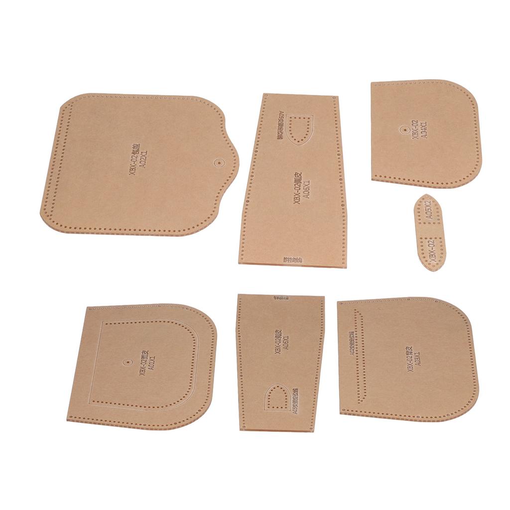 Acrylic Template Transparent Accurate Cutting Distance Leather Bag Stencil with Protective Layer for DIY Bag Gift