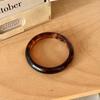 Colorful Fine Bangles Smooth Round Lady's Bracelet New Resin Bracelets  Gifts