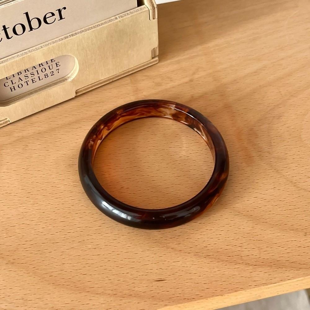 Colorful Fine Bangles Smooth Round Lady's Bracelet New Resin Bracelets Gifts