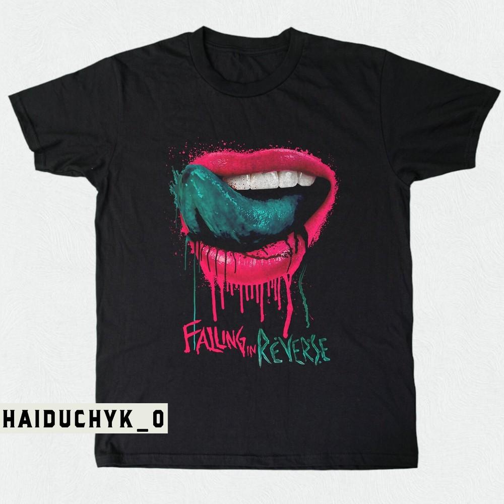 Falling In Reverse Unisex Black T-shirt Size S-5XL Unisex T-Shirt
