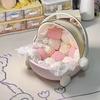 Doll Stroller Storage Box Doll Decor for Labubu Space Module Doll Sleep Cradle Cart Dolls Bed Furniture Accessorie Birthday Gift