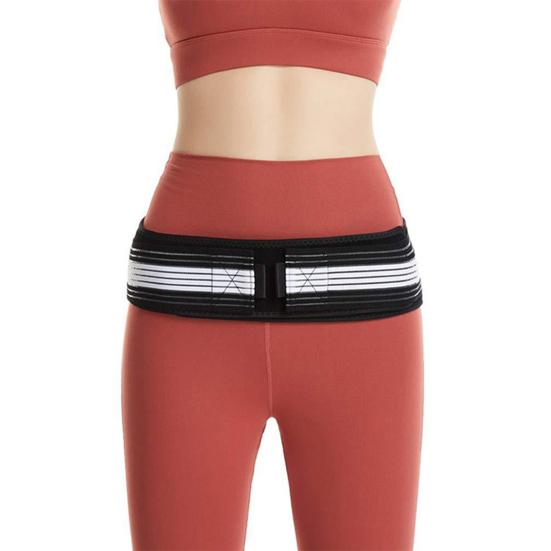 Женский и мужской поддерживающий бандаж для нижней части спины, дышащий пояс для пояснично-крестцового радикулита, послеродовой коррекция таза, поддерживающий пояс для облегчения боли, поддерживающий пояс для суставов SI, бандаж для поддержки суставов