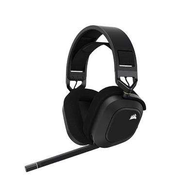 Гарнитура CORSAIR HS80 RGB WIRELESS Premium Gaming Dolby Atmos Carbon, ПК/PS4/PS5 CA-9011235-AP