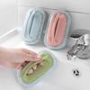 Handles Sponge Brush Blue Soft Magic Sponge Eraser Cleaning Bathtub Ceramic Tile Cleaner Kitchen Tool Bathroom Tile Brush with Handle Bathtub Brush
