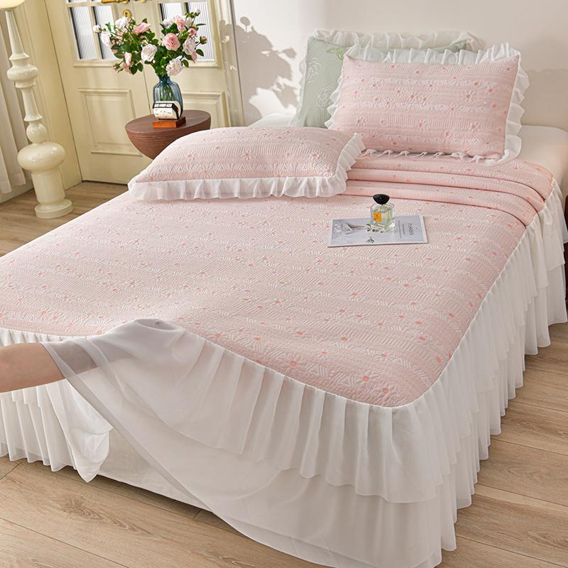 Mei Yun Ge 400g A-class Jacquard Ice Cool Bean Cool Bed Skirt Cool Mat