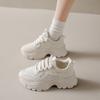 CRLAYDK Модные женские кроссовки на платформе с массивными каблуками, увеличивающие рост, на шнуровке, для ходьбы, повседневная обувь для папы, спортивная обувь на танкетке, женская обувь для тенниса