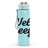 1PC Well Sheeyit Letter Design 750ml Color Plastic Sports Water Bottle Leakproof Flip Straw Lid Suitable for Sports Office Home Use