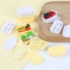 3 шт. Миниатюрный кукольный домик Ланч-бокс Кукольный домик Кухня Декор Еды Аксессуары Кукольный домик Сцена Игрушки