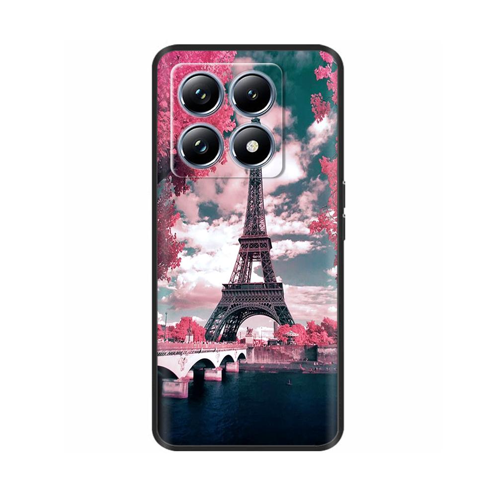 For Xiaomi 14T Pro Case Soft Silicone Black Bumper Coque Protective Back Cover For Xiaomi 14T Mi 14T Pro Shockproof Phone Cases