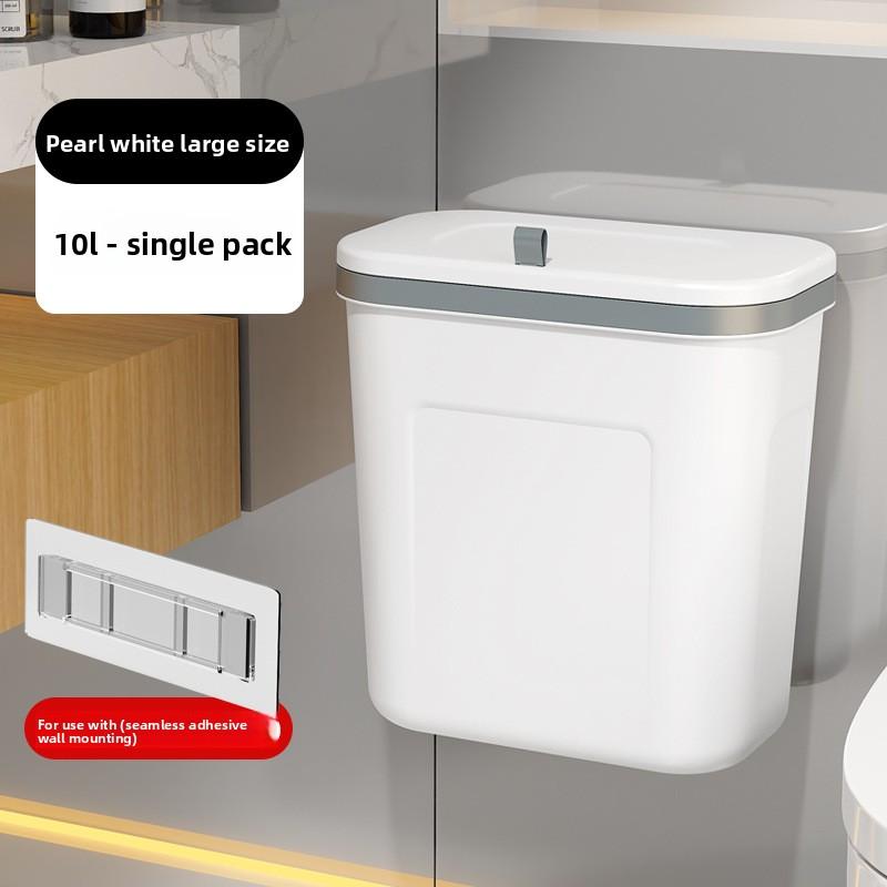 Настенный мусорный бак для домашних туалетов и кухонь. Подвесная модель. Легко очистить. Модель туалетной комнаты. Мусорное ведро с крышкой.