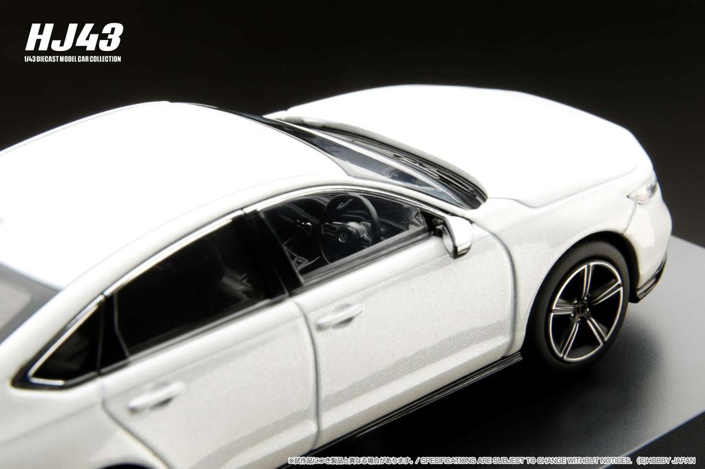 HJ43 Honda Accord Platinum White Pearl Finished Product 1/43