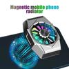 X11 Universal Colorful Breathing Light Magnetic Mobile Phone Cooling Fan for PUBG Game IOS Android Radiator Cooler