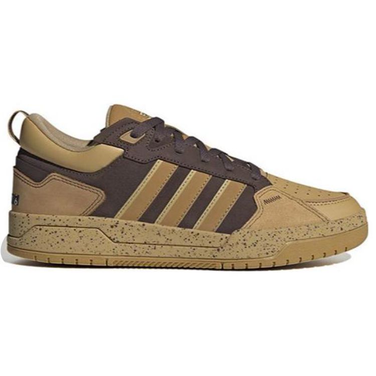 adidas Neo 100Дб Нескользящие Износостойкие Низкие Кеды для Скейтборда Унисекс Кроссовки Коричневый Серый HP9944