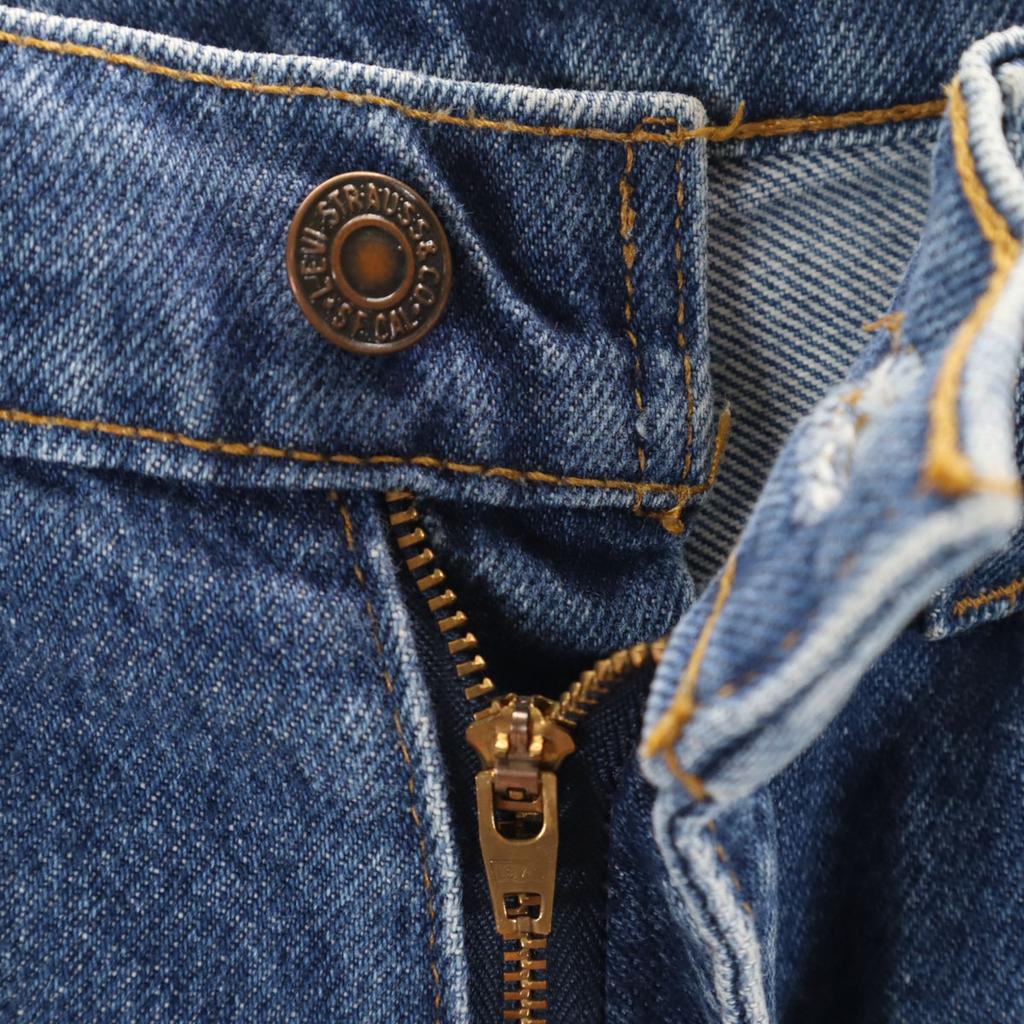 Levi's 90-е 510 Сделано в США старые Зауженные джинсовые брюки W31 Голубые джинсы Мужские Б/у