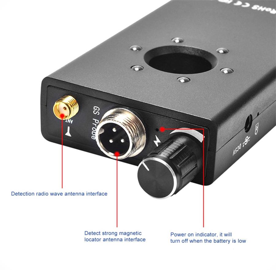 Антидетектор Детектор скрытых камер РЧ-сигнал GPS Аудиоискатель Трекер Сканер