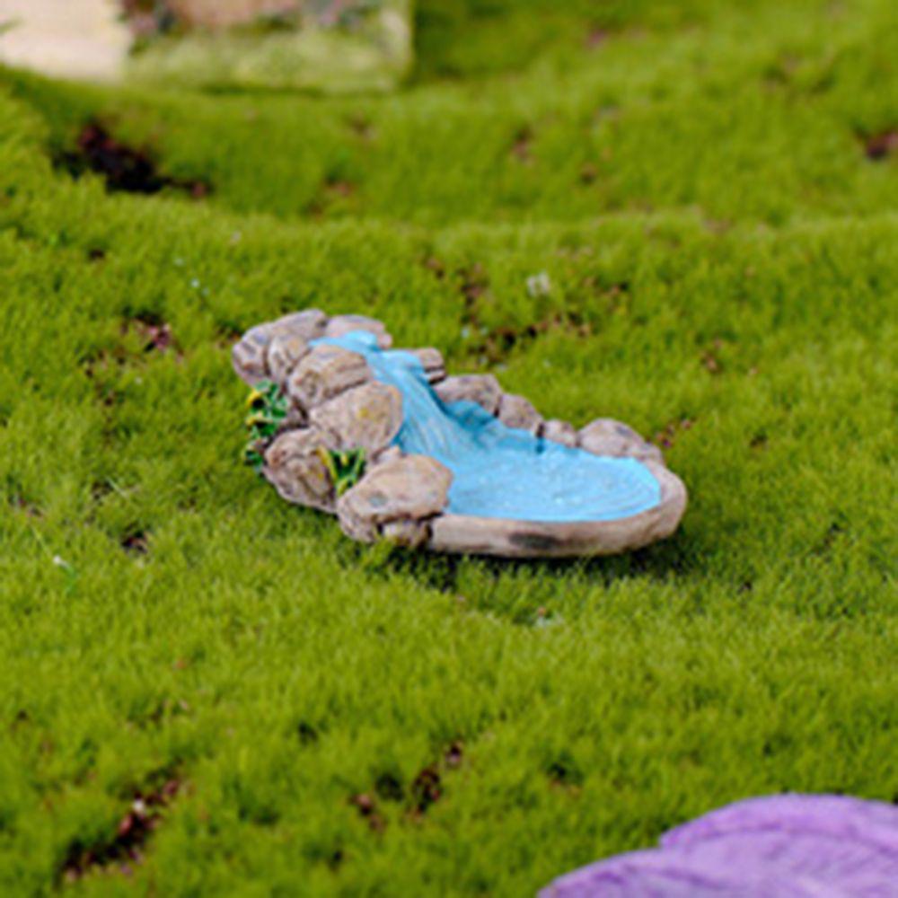 Resin DIY Micro Courtyard Beautiful Lawn Landscape Crafts Decor Garden Miniature Retro Figurines