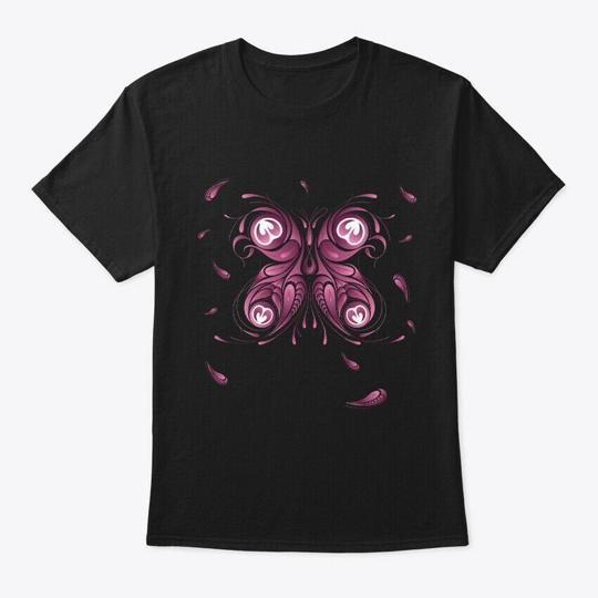Abstract Tribal Butterfly Lover T-Shirt Made in the USA Size S to 5XL