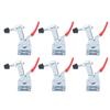 6Pcs Hold Down Toggle Clamp Rust Resistant Stable Fixing Horizontal Quick Release Lever Clamp for Woodworking
