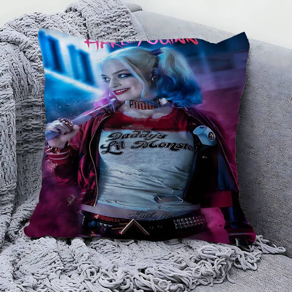 H-Harleys Cool Q-Quinn Персонализированные Подушки для Дома с Фотографией и Текстом Бытовые Подарки 45x45см