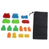 Beach Sand Toys Toddler Sand Moulds with Storage Bag Travel Sandbox Toys Sand Castle Molds for 3?12