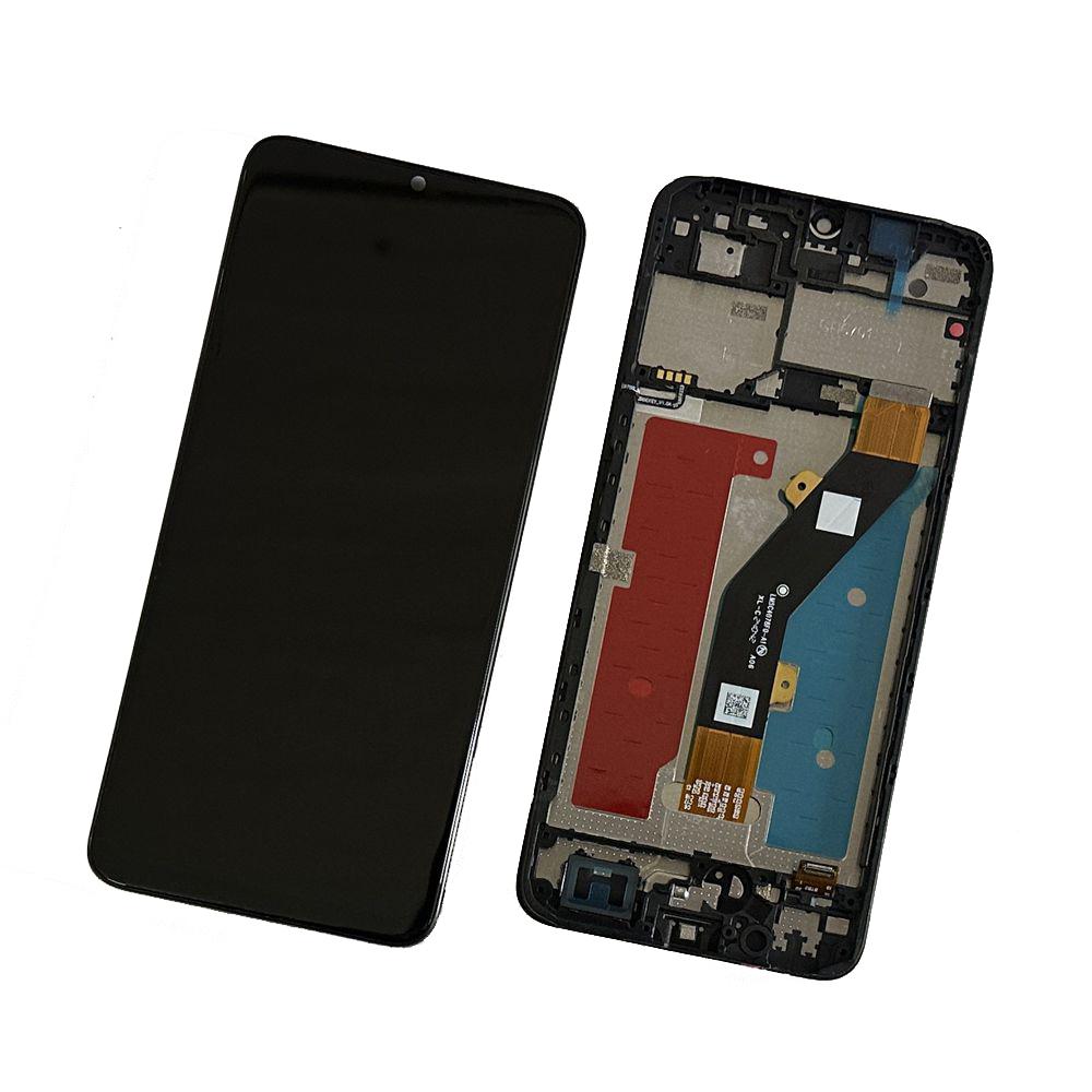 Полная сборка LCD-экрана и сенсорного стекла С рамкой Для ZTE Blade A34 A54