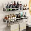 Wall-Mounted Bathroom Shelves Aluminum Shower Shelf Washbasin Organizers Holder Shampoo Storage Rack Bathroom Accessories