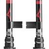 Mizuno Nordic Walk Folding Walking Poles Set of C3JTPB10 4-Section LITE, 2, Unisex, Red,
