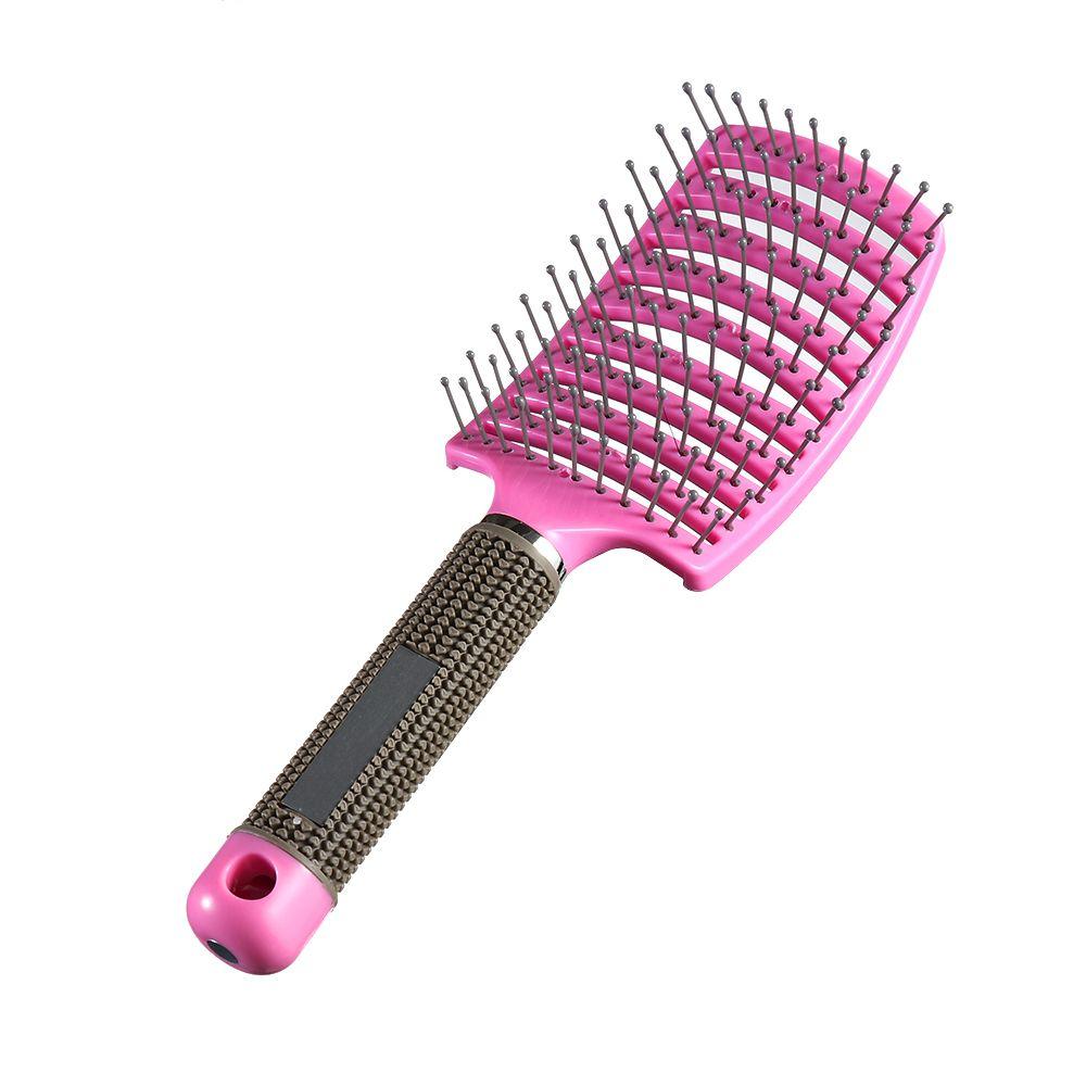 Широкие зубья для локонов и прямых волос Массажная щетка Расческа для волос Антистатические парикмахерские инструменты для укладки
