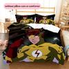 Flash Printed Bedding Set Duvet Cover Pillowcase No Filler, Soft Home Bedroom Decor, Perfect Gift for Fans.chl