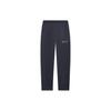 Li Ning Sports Lifestyle Series Solid Color Casual Fleece Straight Leg Mid Rise Versatile Knitted Sports Pants Men Pants Black Pine-Grey AKLU863-2