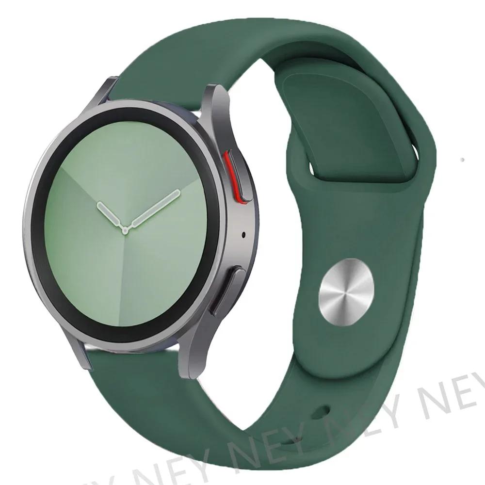 Silicone Strap For Samsung Galaxy Watch 6/5/5 pro/4/Classic/Active 2/Gear S3 20mm 22mm Sport Bracelet Huawei GT 2/e/3/4 Pro Band