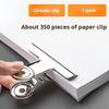 6pcs Stainless Steel Multifunctional Metal Binders Paper Binders Strong Binders School Office Home Stationery Supplies