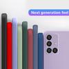 Luxury Liquid Soft Silicone Matte Square Case For Samsung Galaxy A14 A24 A34 A54 A12 A32 A52 A72 5G S23 Plus S22 S21 FE Ultra Protection Phone Cover
