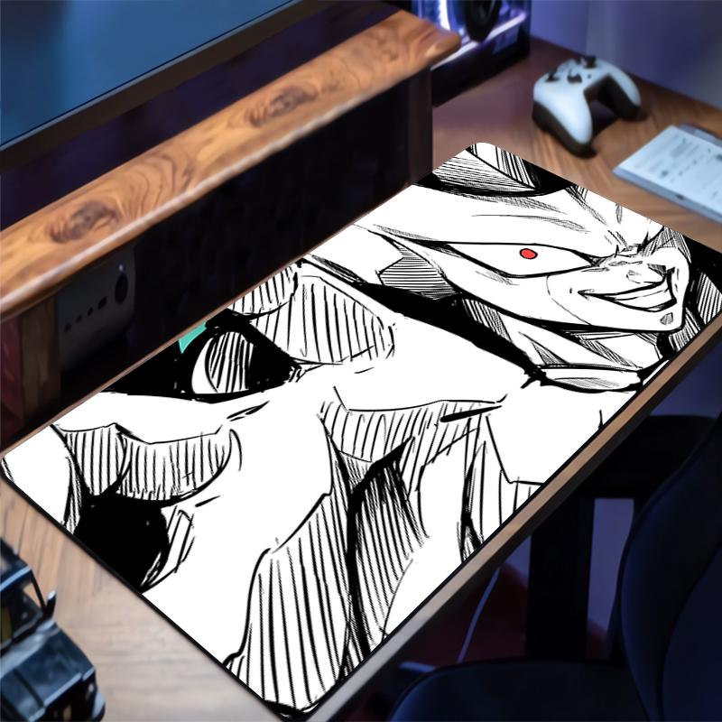 Mouse Pad Dragon Ball Frieza Office Desk Mat Gaming Mats PC Accessories Extended Pad Rubber Anime Mousepad NonSlip Keyboard Mat