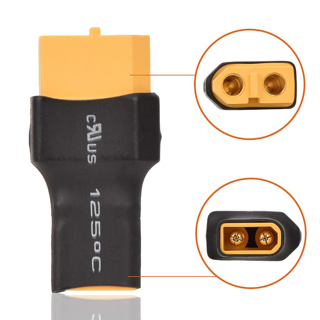 Разъем XT60 Female to XT30 Male, беспроводной адаптер, запчасти для радиоуправляемых моделей самолетов и квадрокоптеров