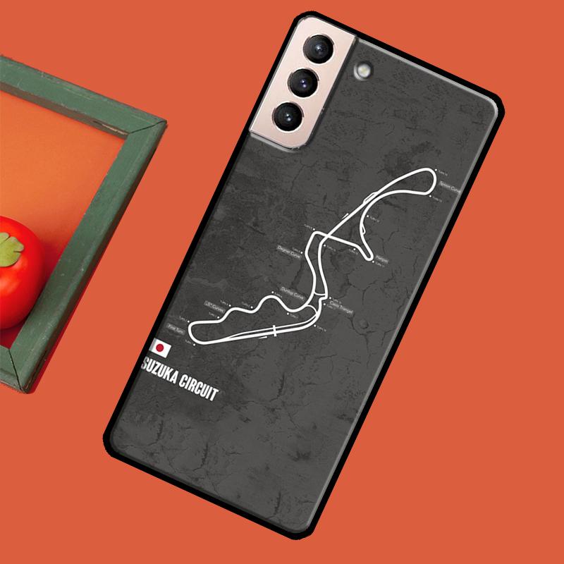 Чехол с трассой Формулы 1 F1 Racing Circuit для Samsung Galaxy S23 S22 Ultra S20 FE S21 Ultra Note 20 S8 S9 S10 Note 10 Plus