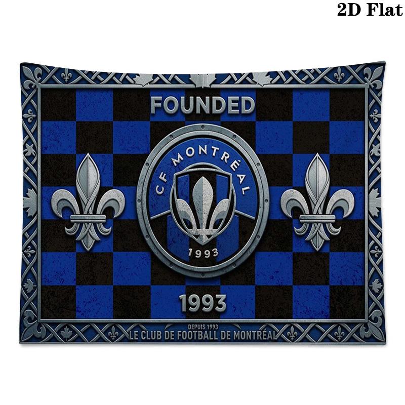 CF Montréal Wall Tapestry Aesthetic Wall Hanging Printed Fabric Blanket Decorative Tapestries for Bedroom Living Room Home Decor