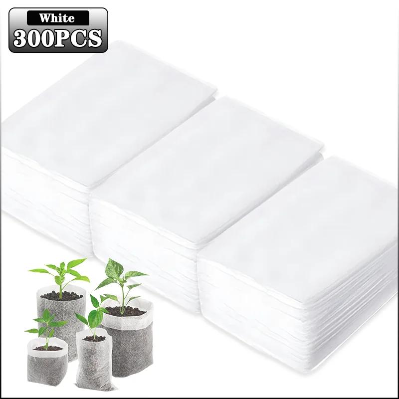 100-1000 шт. Тканевые мешки для рассады растений для овощей, цветов, трав и роста растений, Экологически чистые питомниковые горшки, Садовые мешки