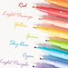 8091 Soft Tip Colored Pens: Needle Tube Brushes, Dual-Use for Writing & Painting, Waterproof, Stackable, Color-Changing.