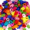 50 шт. разноцветные весенние дреды кольца-шармы для волос косички-трубочки дреды бусины для женщин и девочек