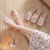 Summer Fashion Men/Women Linen Flat Slippers Casual Slides Women Sandals Indoor Shoes Couple Slippers