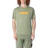 STONE ISLAND Футболки Унисекс Серый Зеленый Круглый вырез Средняя 78152NS82-V0055
