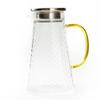 Heat-Resistant Hammered Glass Teapot