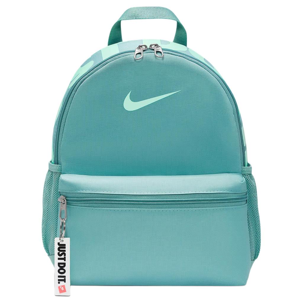 Nike Тканевый рюкзак Brasilia Regular Унисекс Цвет: Стальной Серый и Пенопластовый Мятно-Зеленый DR6091-018