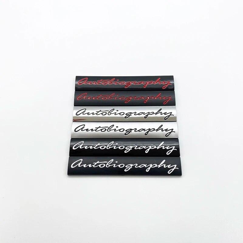 3D ABS буквы автобиография багажник издание эмблема для Land Rover автомобиль боковой значок логотип наклейка хром серебристый черный красный