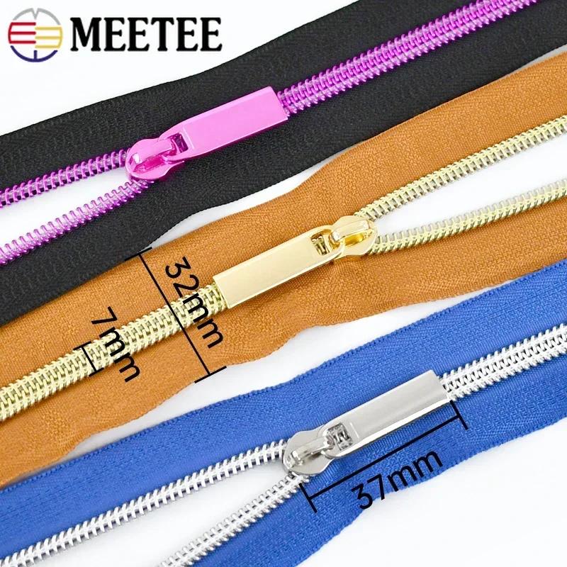 1/2/3/4/5 метров 5# нейлоновые молниевые ленты со слайдерами спиральные молнии сумка кошелек карман пуллеры для молний головка набор для ремонта швейные аксессуары