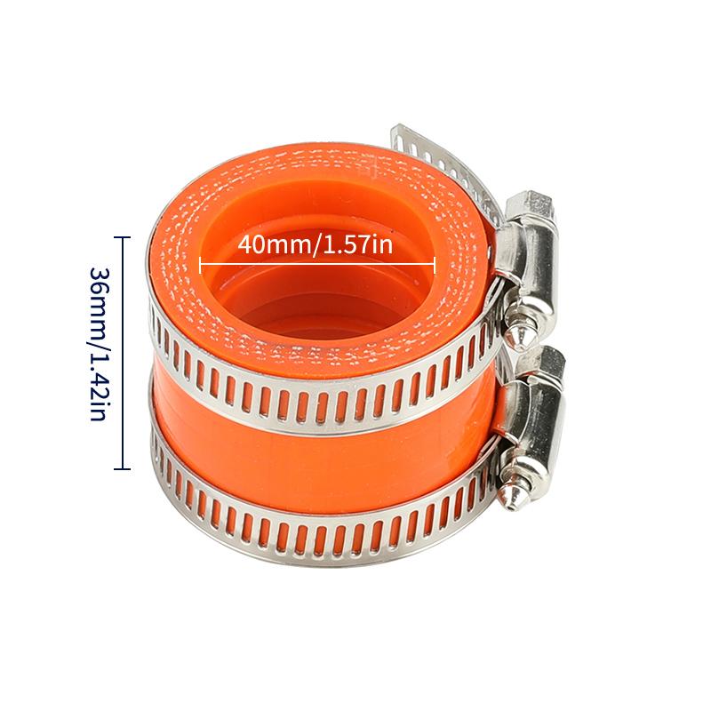 For Pwk 28 30 Koso Motorcycle Carburetor Rubber Inner Diameter 35Mm 40Mm 45Mm Adapter Inlet Pipe Pwk Carburetor Sleeve Accessory