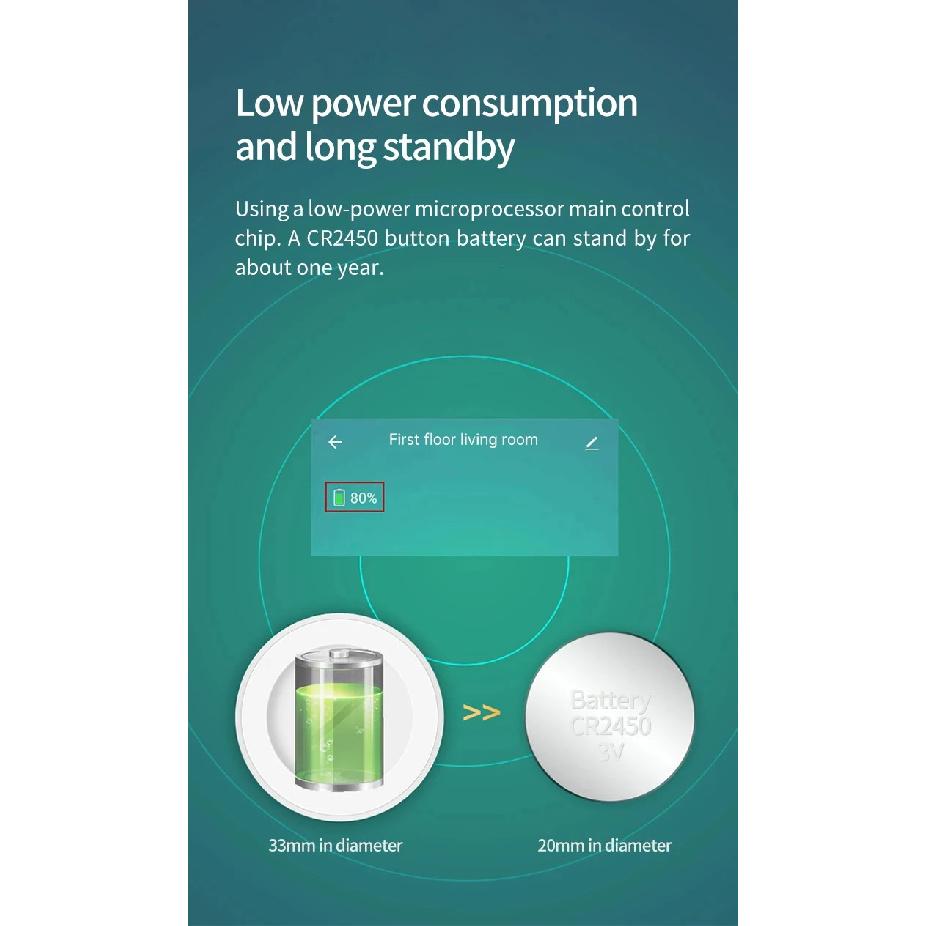 Tuya 2 in 1 Zigbee Mini PIR Motion Detector + Bright Lux Light Passive Infrared Security Burglar Alarm Sensor App Remote Control